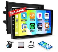 CAMECHO 2G+64G Android Car Stereo for Volvo XC90 2004-2013 with Apple Carplay Wireless Android Auto, 10.1" 2.5D Touchscreen Car Radio with Bluetooth GPS WiFi FM/RDS SWC Reversing Camera