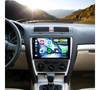 CAMECHO 4+128G Android 15 Car Stereo for VW Skoda Octavia 2007-2013 with Wireless CarPlay Android Auto 10 inch 1280 * 720 in-Cell Touchscreen Car Radio Bluetooth GPS RDS FM WiFi Backup Camera