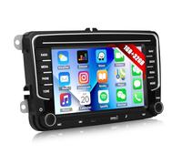 CAMECHO Android Car Stereo for VW Polo Caddy Golf Tiguan T5 Scirocco Skoda Octavia Fabia Seat Leon with Mirror link 7" Touchscreen 1+32GB Car radio with Bluetooth, WiFi, GPS, FM/RDS, Type-C/USB