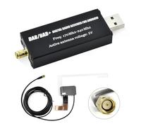 CAMECHO Car DAB DAB+ Radio Receiver, DAB Car Radio Adapter Digital Audio Transmission with Antenna, DAB Tuner USB Dongle for Most Android Car Stereo