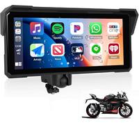 CAMECHO Motorcycle Carplay Screen&Android Auto for Motorbike,Carplay Moto,IP68 Waterproof 8.1'' Touch Screen for Moto,Wireless Motorcycle Carplay with Siri/G00gle Vioce GPS Navigation