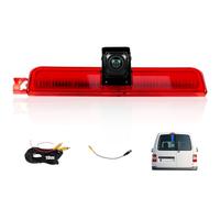 CAMECHO Reversing Camera for Volkswagen VW Caddy 2003-2015 AHD/CVBS Rear View Backup Camera with Night Vision IP67 Waterproof Wide Viewing Angle Parking Assist Brake Light Mount + 10m Cable