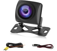 CAMECHO Universal Car Rear Camera for Automobile, Reversing Camera with HD Night Vision 170 ° Wide Angle IP68 Waterproof 12V Reversing Camera for Car/Truck/Caravan/Bus