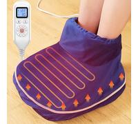 CAMECO 1 Pack Heated Feet Warmers for Women and Men, Foot Warmer Heating Pad for Feet Pain Relief w/Detachable Cover, Foot Heating Pad for Neuropathy | 10-90min Auto Off | 86-158℉