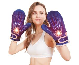 CAMECO 86℉-158℉ Heated Gloves for Arthritis Hand Pain Relief, 30s Heat Up Hand Heating Pad for Fingers & Wrists, Electric Hand Warmers Heated Mittens for Women Men, Auto Shut Off