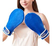 CAMECO Electric Heated Mittens for Hands & Fingers, Heating Pad & Gloves for Carpal Tunnel, Arthritis, Tendonitis Pain Relief, Auto Shut Off Heat Therapy Hands Warmers for Men Women, 86-158℉ (A Pair)