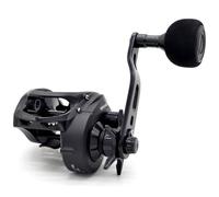 CAMEKOON Bucara 300 Baitcasting Fishing Reel, 6.3:1 Gear Ratio, 10 Button Magnetic Brake, 26 LB Carbon Fiber Drag, Stainless Steel Short Main Shaft, Graphite Frame with Anti-Loss Side Cover Design