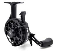 CAMEKOON Snow Fall 500 Inline Ice Fishing Reel, 3+1 Ball Bearings and 2.5:1 Gear Ratio, Magnetic Drop Speed Control, Free Spool Release Trigger, CNC-Machined Aluminum Spool, Smooth Carbon Drag