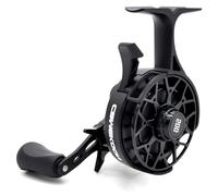 CAMEKOON Snow Fall 500 Inline Ice Fishing Reel, 3+1 Ball Bearings and 2.5:1 Gear Ratio, Magnetic Drop Speed Control, Free Spool Release Trigger, CNC-Machined Aluminum Spool, Smooth Carbon Drag