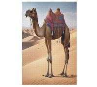 Camel 1000 Pieces of Puzzles for Adults And Children - Wooden Puzzles, Stress Relief Games And Unique Gifts 78×53cm