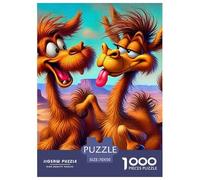 Camel 1000 Pieces Premium Jigsaw Animal Age 14+ for Adults Quirky, Abstract Design, Home Decoration, Educational, Challenging 70x50cm/1000pcs