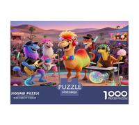 Camel 1000 Pieces Premium Jigsaw Animal Age 14+ for Adults Quirky, Abstract Design, Home Decoration, Educational, Challenging 38x26cm/1000pcs