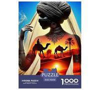 Camel 1000 Pieces Premium Jigsaw Animal for Adults Quirky, Abstract Design, Fun Details, Educational, Challenging Puzzle Games 70x50cm/1000pcs