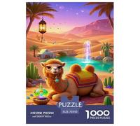 Camel 1000 Pieces Premium Jigsaw for Adults Quirky, Abstract Design, Fun Details, Educational, Challenging 70x50cm/1000pcs