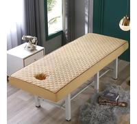 Camel,70x190cm/2.2x6.2ft,Massage Bed Cover with Face Hole,Reusable Stretchy Massage Table Sheets Washable Beauty Bed Cover Spa Massage Fitted Sheet Cover Protective Cover