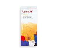 Camel Acrylic Color Box - 9Ml Tubes, 12 Shades