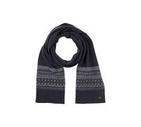 camel active 407530-6V53 Scarf, Navy, Regular, navy blue, One Size