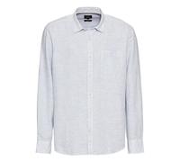 camel active Men's 409117-5s17 Shirt, Blue, L