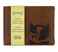 camel active Adler RFID 77 Seven Wallet Leather Men’s Wallet, 2 Colors