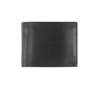 camel active Bilbao Men's RFID Horizontal Leather Wallet, Medium, Black, 12,5x1,5x9,8, 000122