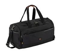 camel active City Weekender Men's Travel Bag, Black, L, 000196