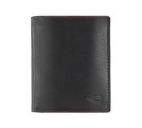 camel active Cruise Men's RFID Horizontal Leather Wallet, Medium, Black, 12x1,5x10, 000231