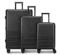 camel active Hanoi 4 wheels Suitcase set 3-piece Expandable black