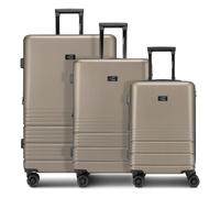 camel active Hanoi 4 wheels Suitcase set 3-piece with expansion pleat brown