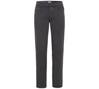 camel active Men's Cotton Trousers Regular fit Houston Pants, Darkgray, 35 W/32 L