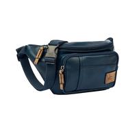 camel active Laos Men's Belt Bag Bum Bag Small Blue, Blue, Modern