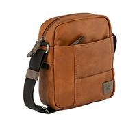 camel active, Laos Men's Shoulder Bag, Cognac, 19 x 7 x 23, Wallet portrait format