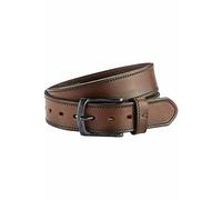 camel active Leather Belt 4 cm Wide Metal Clasp Cognac, Cognac, XXXL