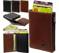 Camel Active Leather RFID Credit Card Holder Wallet Aluminium Car Wallet