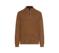 Camel active Men Knit Sweater Troyer Brown 6K06 409530 55 Cinnamon