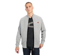 camel active Men's 409401-4w07 Cardigan Sweater, Stone Gray, M