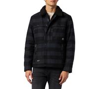 camel active Men's 430130/2O91 Jacket, check Night Blue, 58