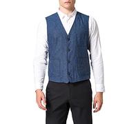 camel active Men's 4511005575 Waistcoat, Night Blue, 50
