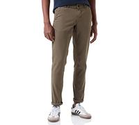 camel active Men's 477875/7F15 Dress Pants, Olive Brown, 35W / 36L