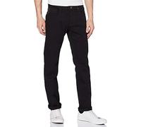 camel active Men's 5-Pocket Houston Straight Jeans, Black (Forever Black 9), 35W / 30L