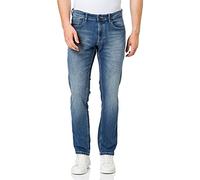 camel active Men's 5-Pocket Madison Straight Jeans, Blue, W35/L36