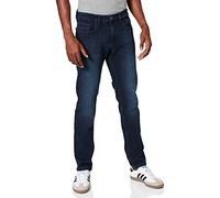 camel active Men's 5-Pocket Madison Straight Jeans, Dark Blue, W34/L32