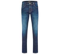 camel active Men's 5-Pocket Woodstock Bootcut Jeans, Blue, W35/L30