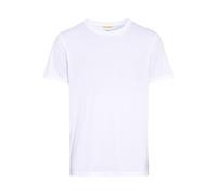 camel active Men's Basic Short-Sleeved T-Shirt with Crew Neck, White, S