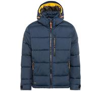 camel active Men's basic winter quilted jacket, blue, 98 cm