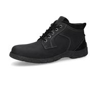 camel active Men's Classic Ankle Boots, Warm Lined, Black 100, 11 UK