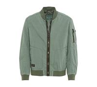 camel active Men's Blouson with College Collar, Green, 110 cm
