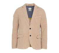 camel active Men's Cotton Linen Mix Jacket, Sand, 48R