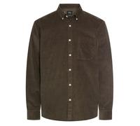 Camel Active Men's Fine Cord Shirt Long Sleeve Brown 6S42 409142 27 Dark Brown