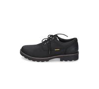 camel active Men's Flow Oxford Genuine Leather Lace Up Shoes, Black 100, 7 UK