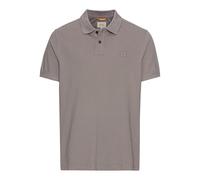camel active Men's Half Sleeve Pure Cotton Polo Shirt, Stone Grey, XL